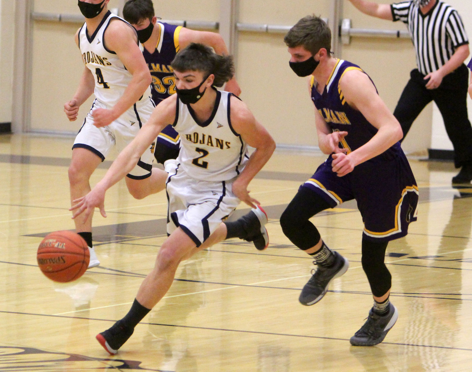 Gilman at New Auburn boys basketball 2-16-21